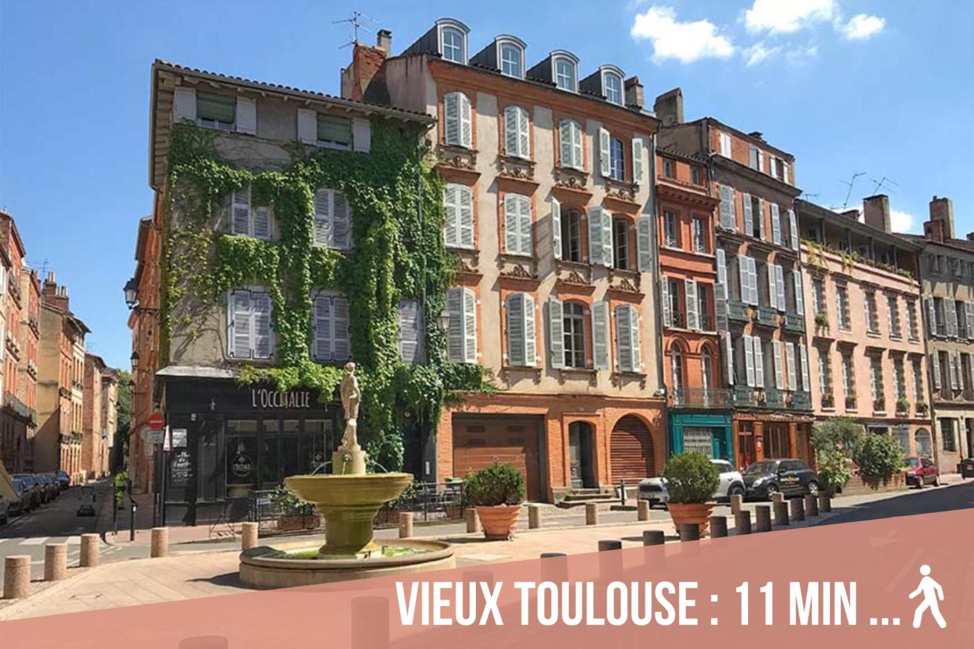 Chartreuse, Clim, Parking, Terrasse Au Calme Apartment Toulouse Exterior photo